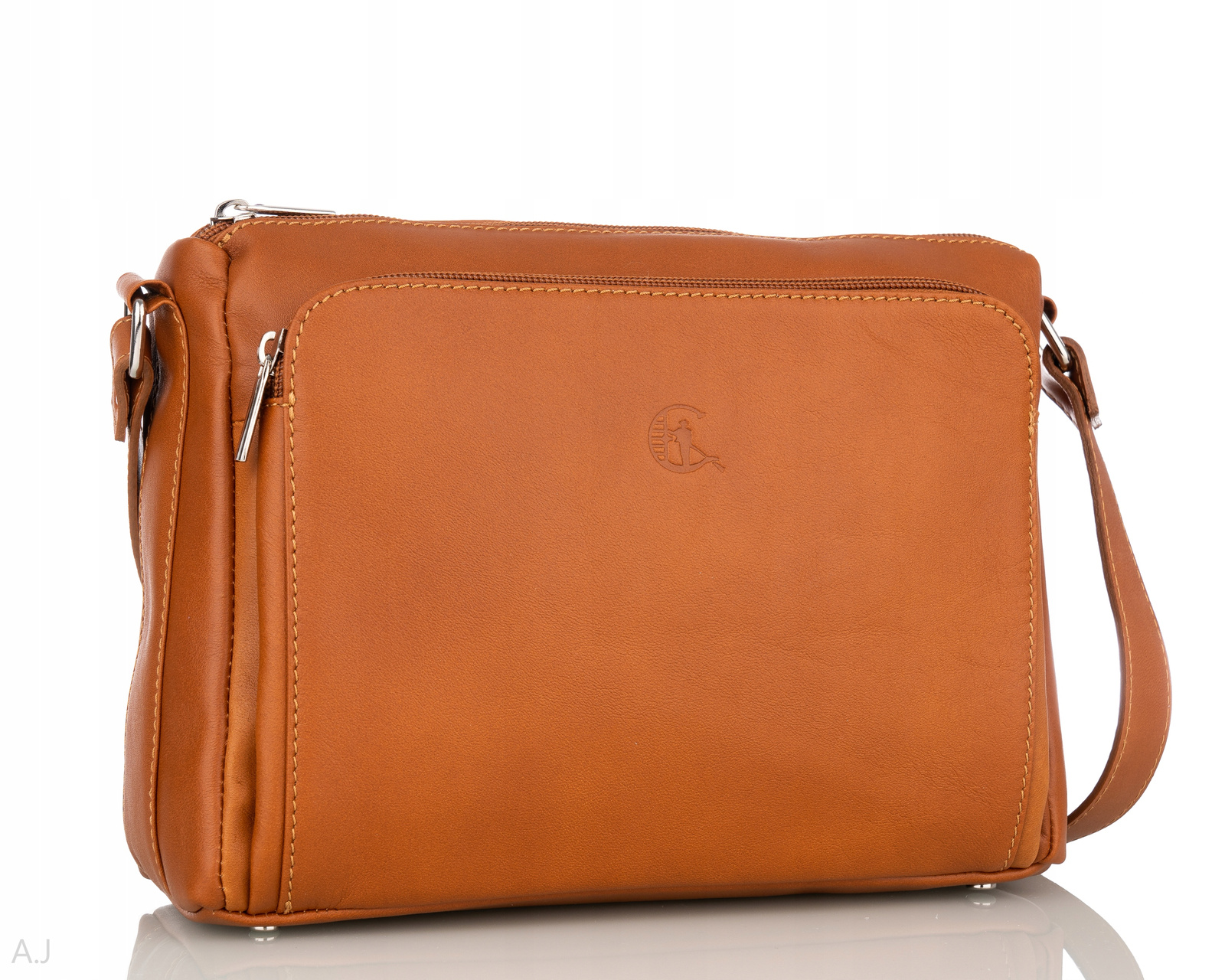 Dámská kožená kabelka přes rameno premium z elegantní polské kůže