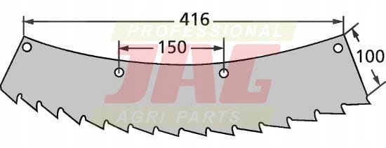 Nůž Kemper Chopper pravý 78232