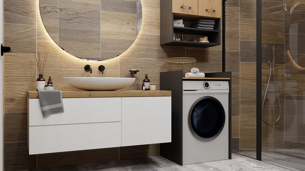 SZAFKA NA PRALKĘ POLA NP ANTRACYT ARTISAN Typ stojące