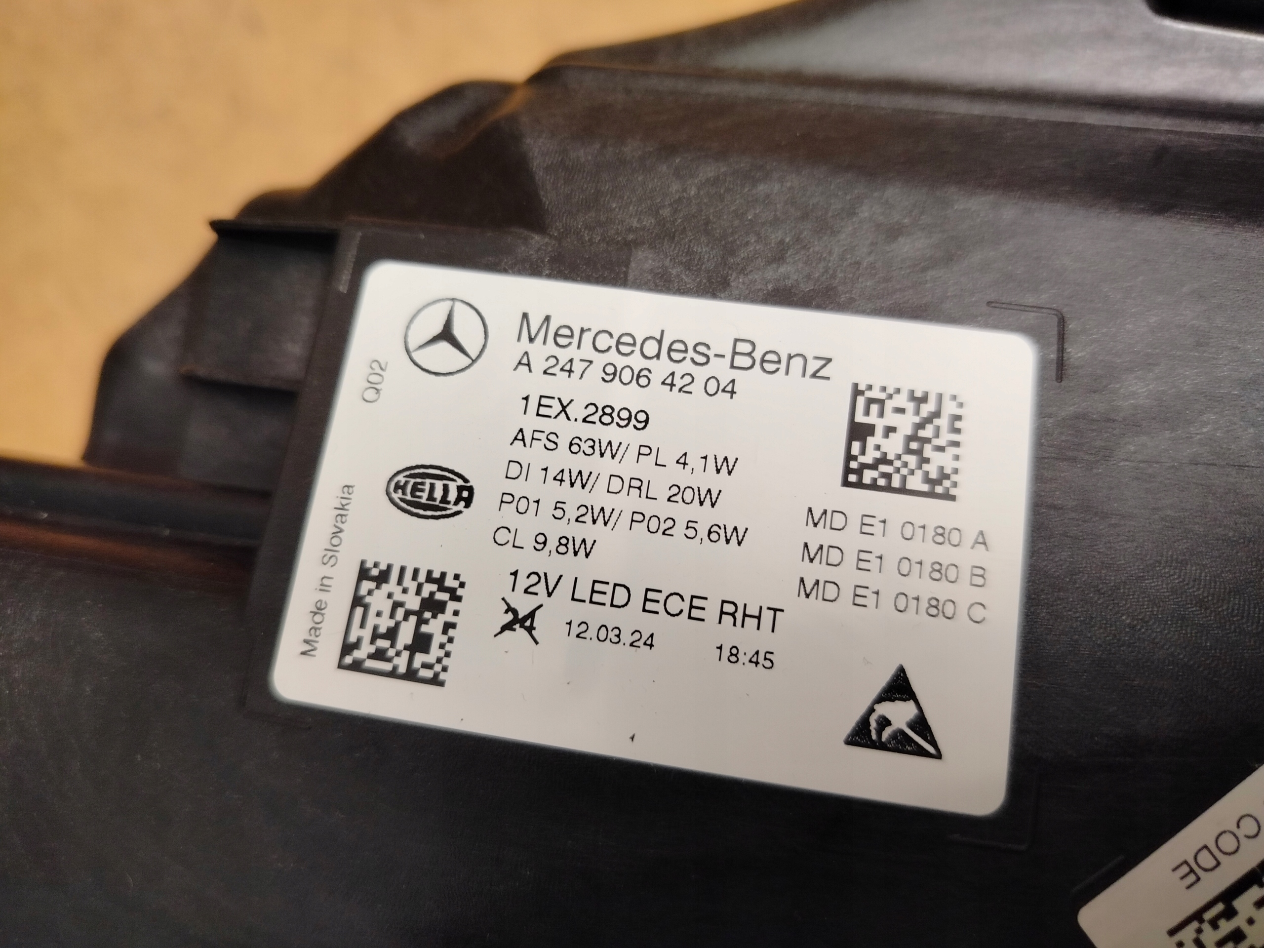 Frontscheinwerfer Mercedes-Benz GLA W156 A2479064204 Multibeam LED Links Headlight - Thumbnail 9