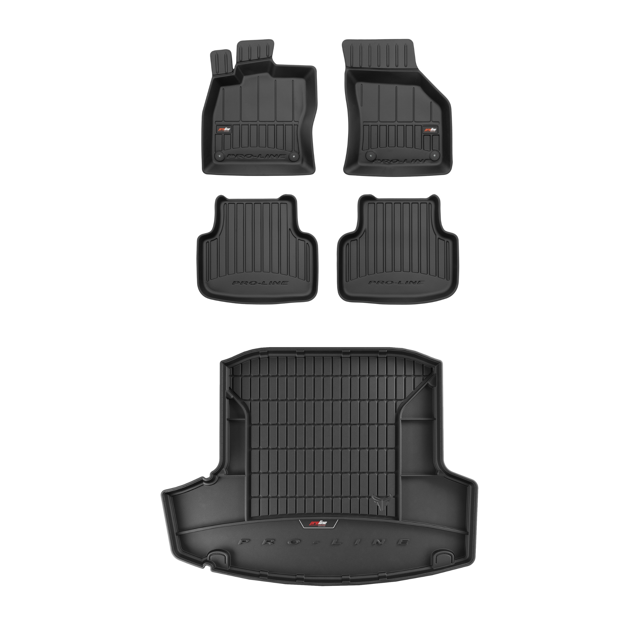 Frogum 3D sada gumových koberců a rohoží s logem pro Škoda Octavia III