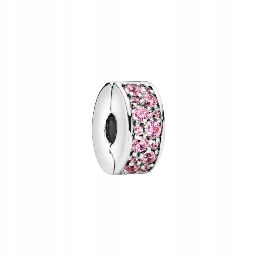 Pandora Klips Różowy szyk Pavé charms separator 12688200102 Allegro.pl