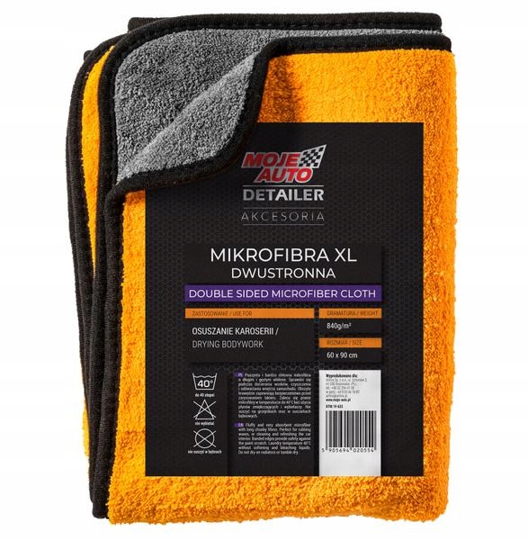 

Moje Auto Detailer Mikrofibra Dwustronna 60x90CM
