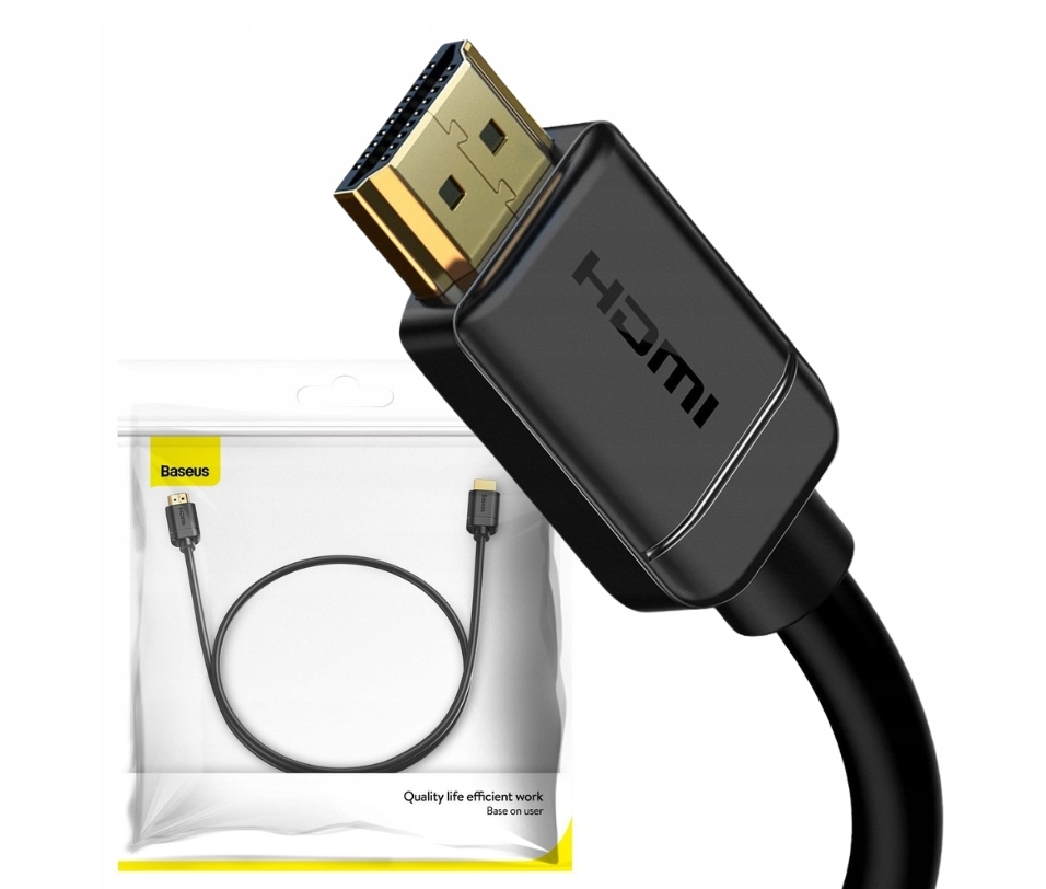

Hdmi Kabel Baseus CAKGQ-C01 3m 4K 60Hz czarny