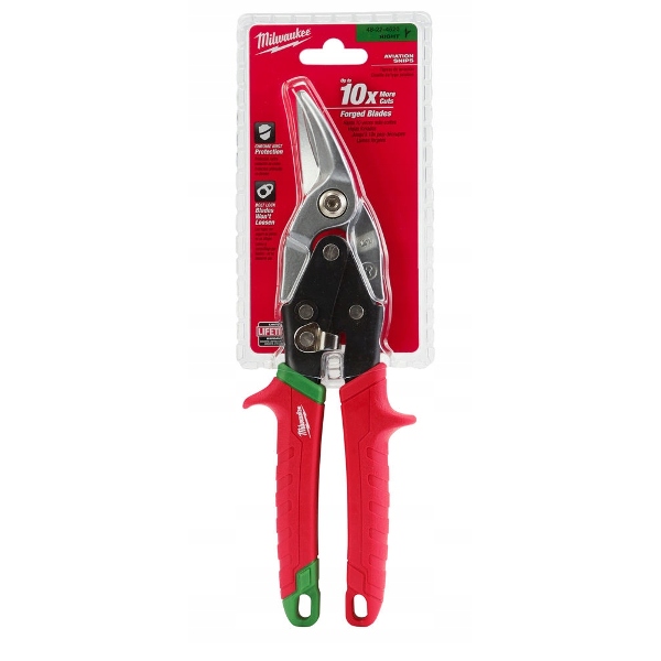 Nůžky na stříhání plechu pravé Milwaukee 260 mm 48224520 kalené