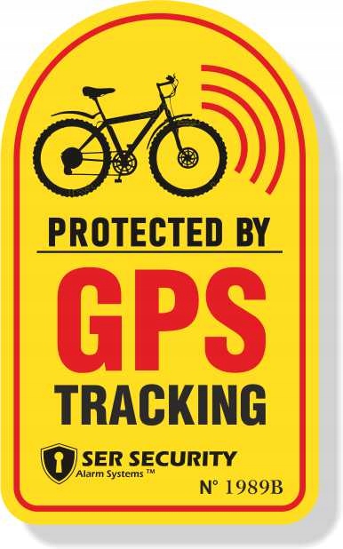 Naklejka GPS TRACKING - POJAZD MONITOROWANY