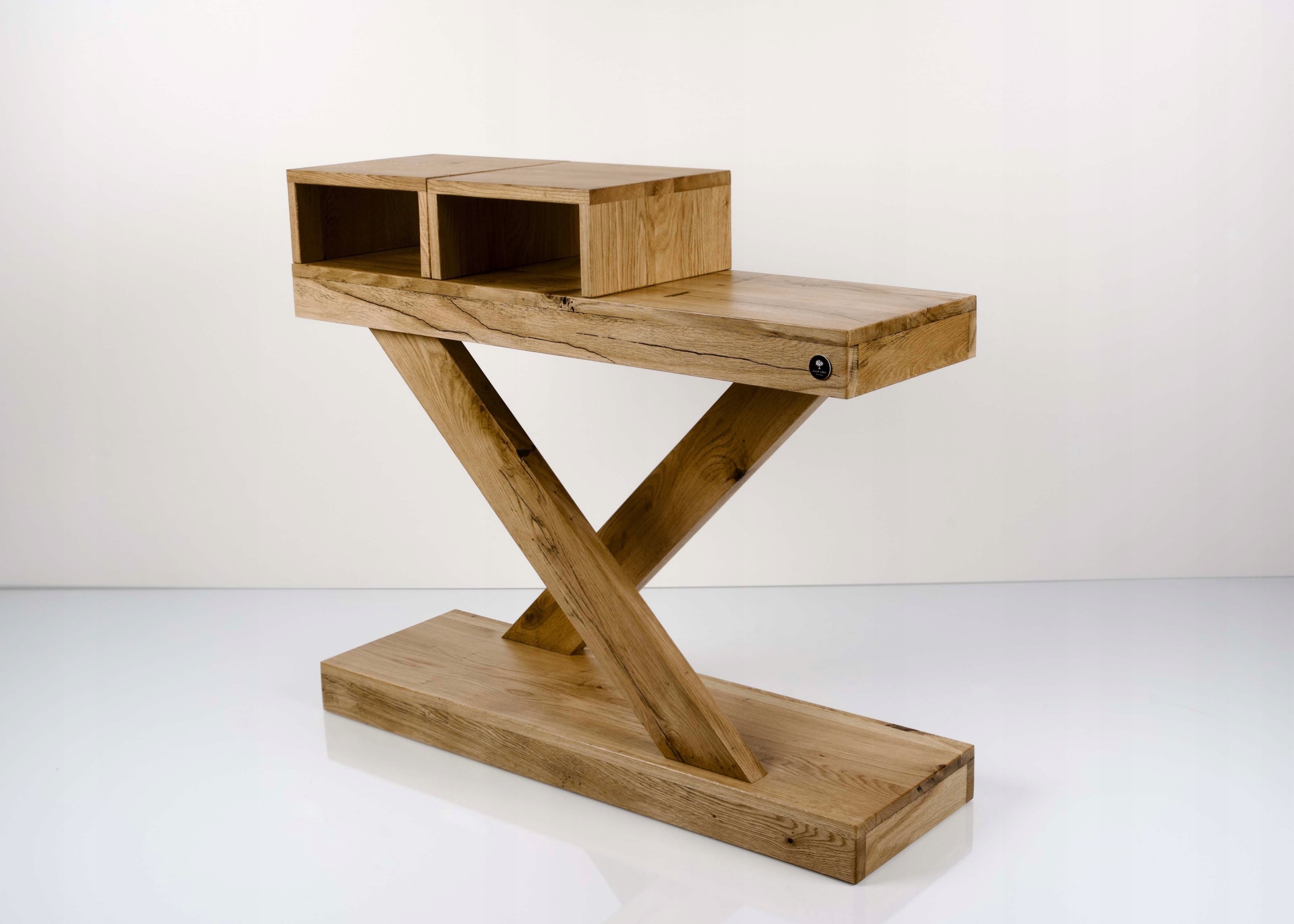 KONSOLA Dębowa Loft DREWNO LITE 135 cm SKD-200 Montaż meble złożone