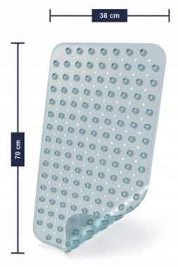 ANTYPOŚLIZGOWA MATA Wkładka do wanny 38x70 Niemcy EAN (GTIN) 6456094845012