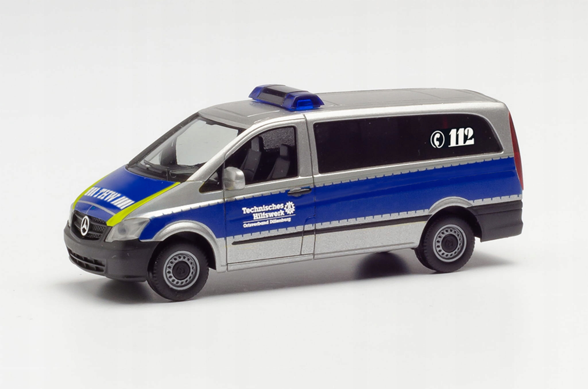 Herpa 096140 Mercedes Vito Bus Thw Dillenburg