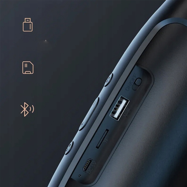 GŁOŚNIK BEZPRZEWODOWY BLUETOOTH RADIO BASS CHARGE Złącza microUSB