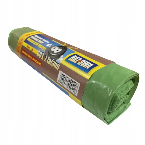 

Worki Ldpe z taśmą ściągającą 60 l zielone 10 szt.