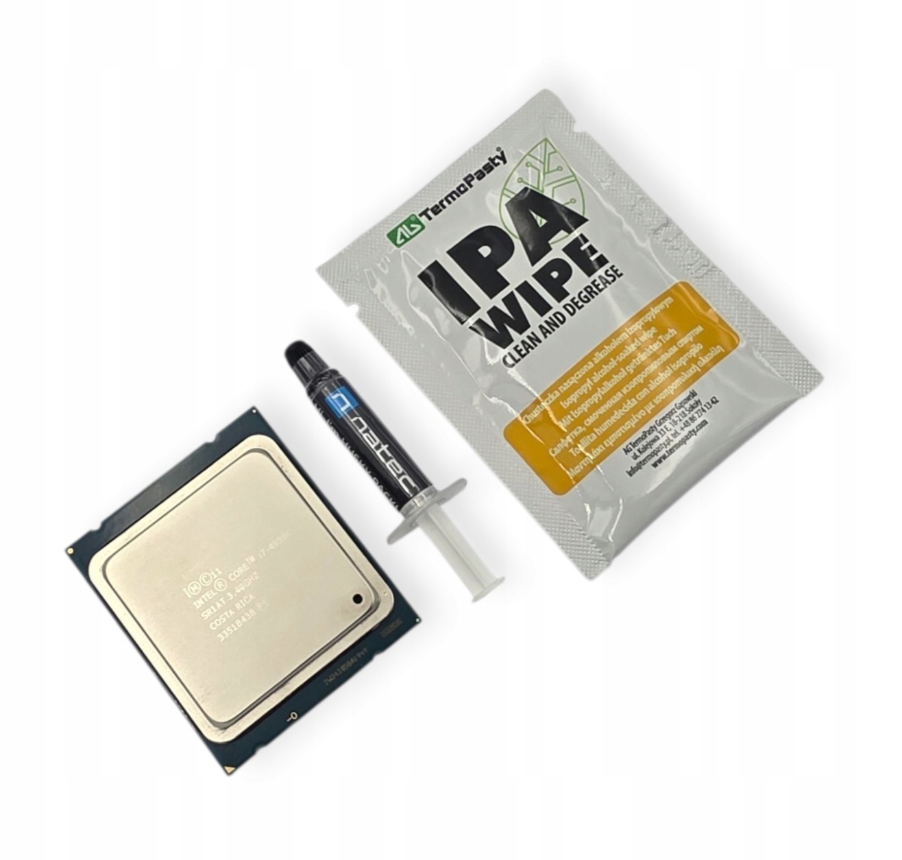 TESTOWANY procesor Intel Core i7-4930K 6x3,4GHz LGA2011 + pasta + IPA WIPE + 2 inne produkty
