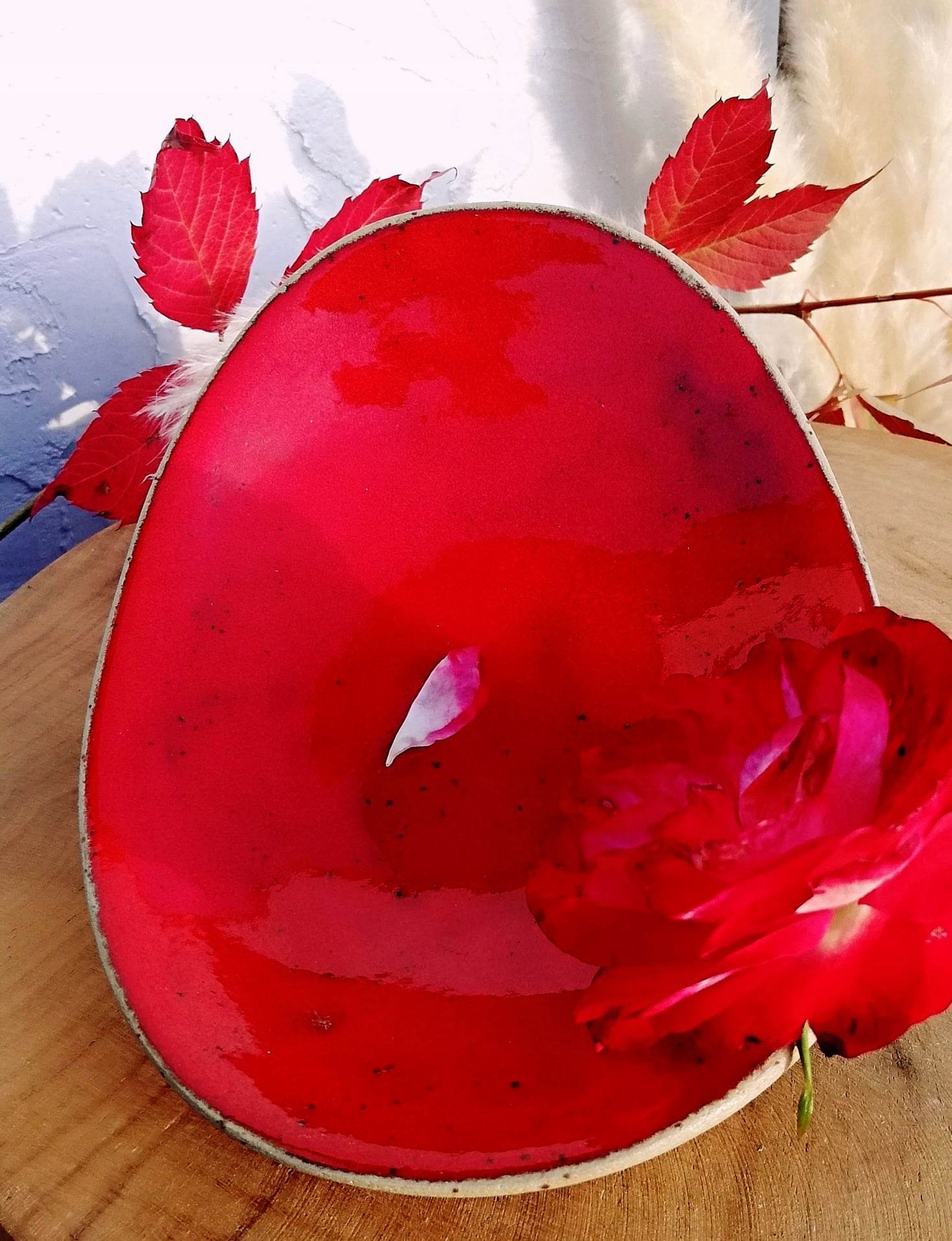 Červený Základ Na Světlo Palo Santo kadidlo Ceramiczny Světlo Art