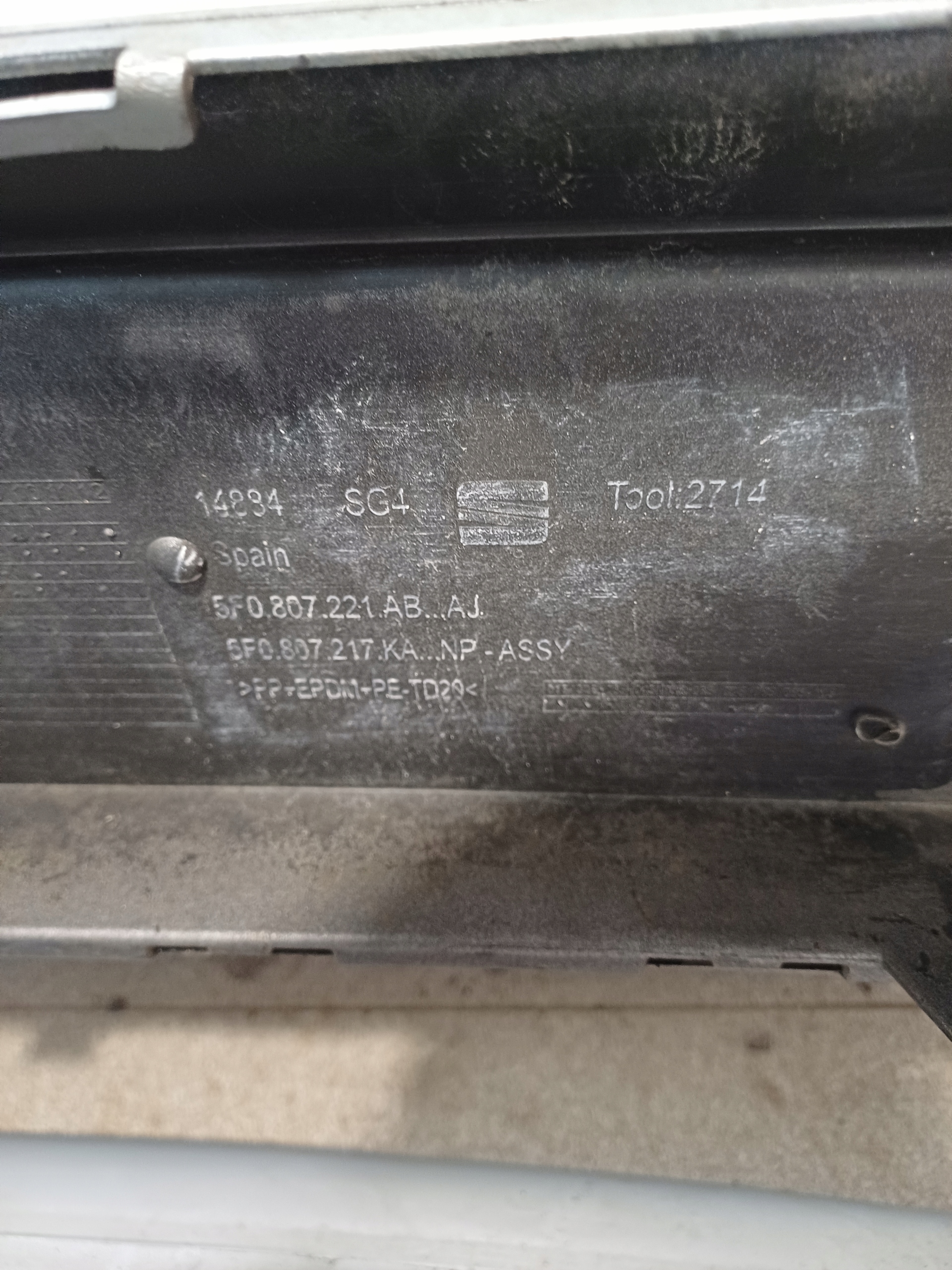 bumper front front SEAT LEON 3 III FR LIFT 4 X PDC washer 5F0807221AB