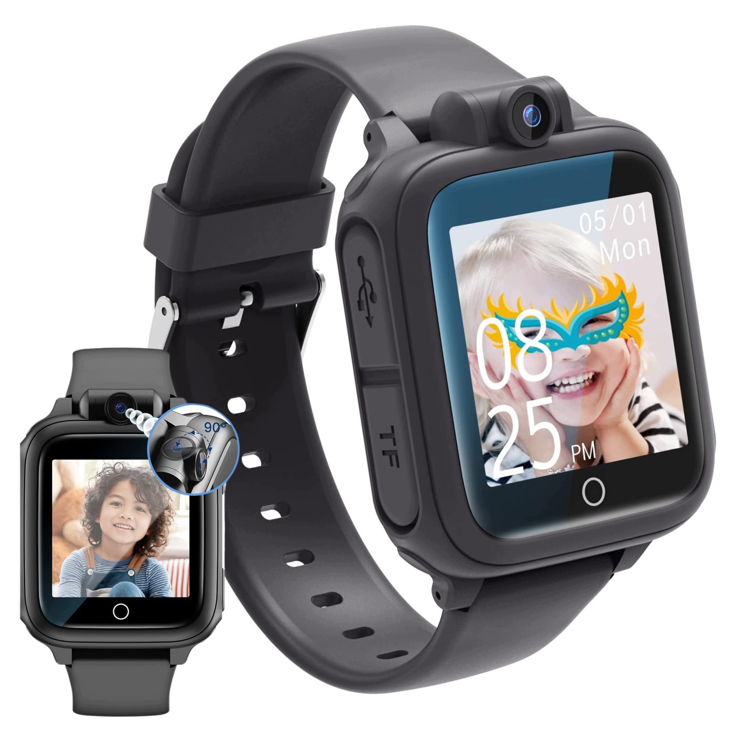 Smartwatch dla dzieci Zegarek dziecięcy z grami kamera MP3