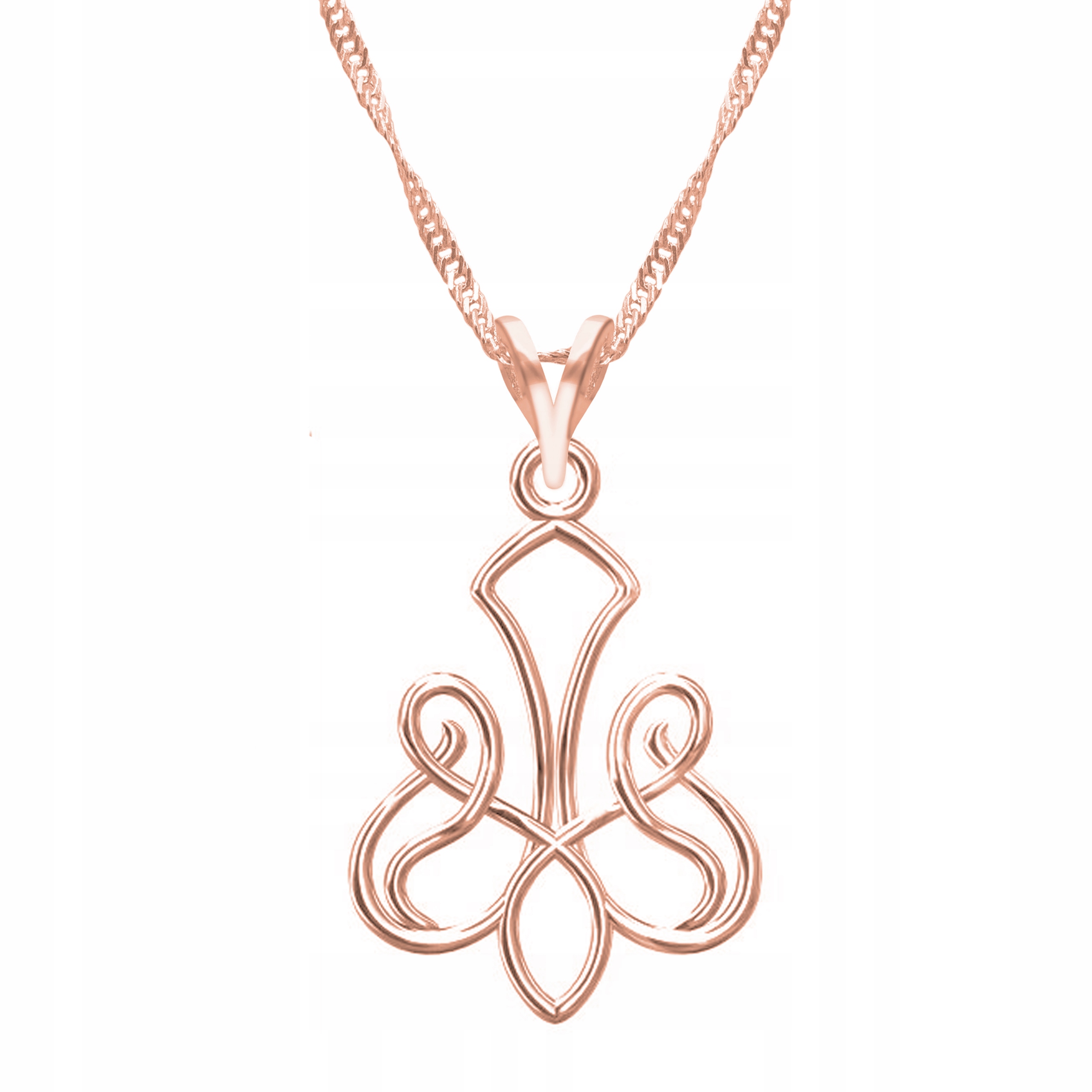 Řetízek zlatý náhrdelník 925 Ažur Prolamovaný