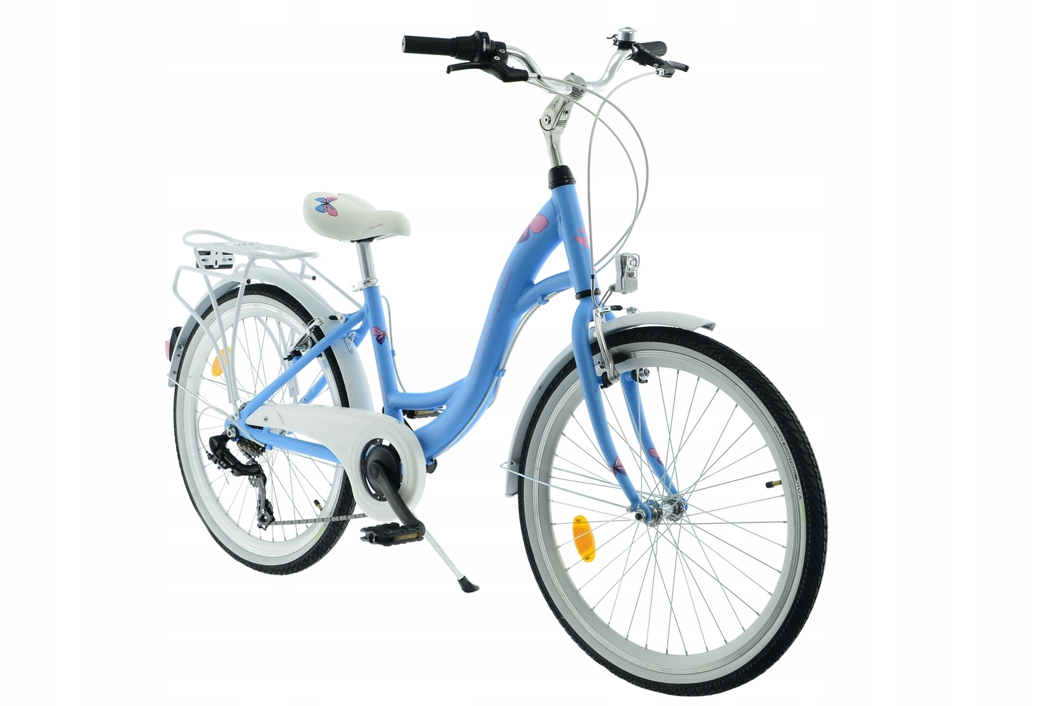 Rower Kands 24 Amelka r14 cali błękitno-biały mat 2025 Nowość na rynku !!