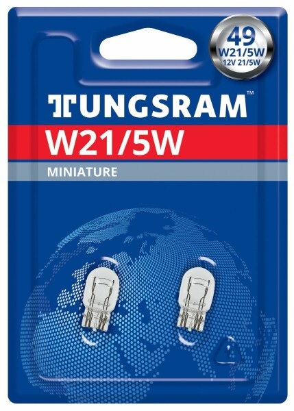 

2x żarówka W21/5W 12V 21/5W 12V blister Tungsram