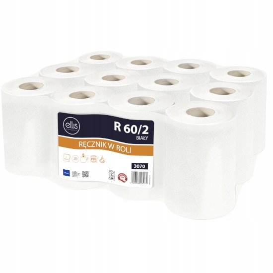 

Ręcznik papierowy w rolce celuloza 60m 12szt