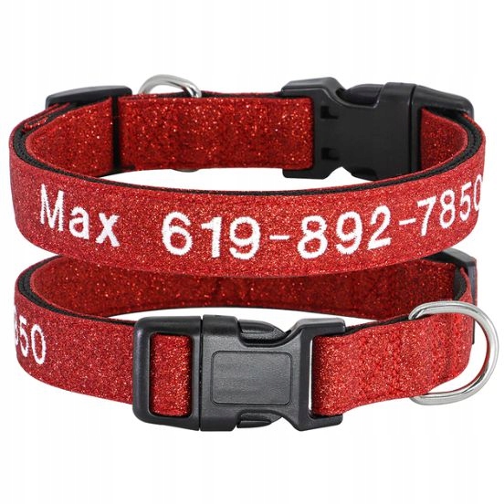 

Obroża Dla Psa Personalizowana Imię Telefon XL