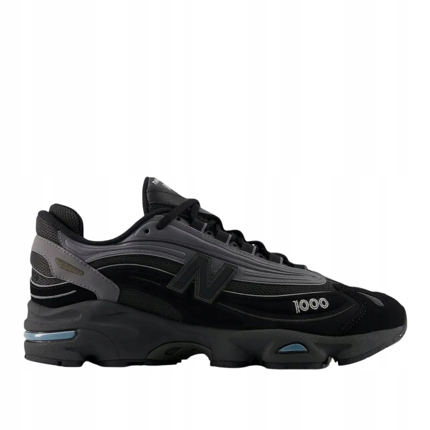 Buty Męskie New Balance U10009GK Czarne Skórzane Zamszowe Sznurowane 43