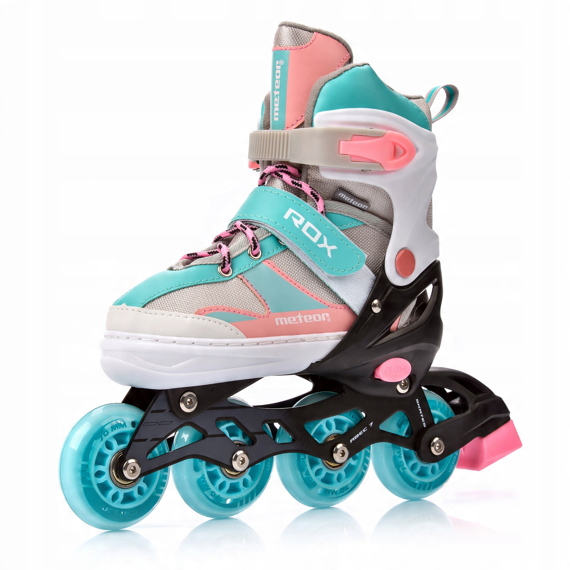 

Rolki Regulowane Rox L 38-41 ABEC7 kółka Pu 80A