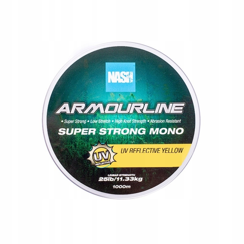 Nash Żyłka Armourline Mono Uv Yellow 0,35mm/1000m