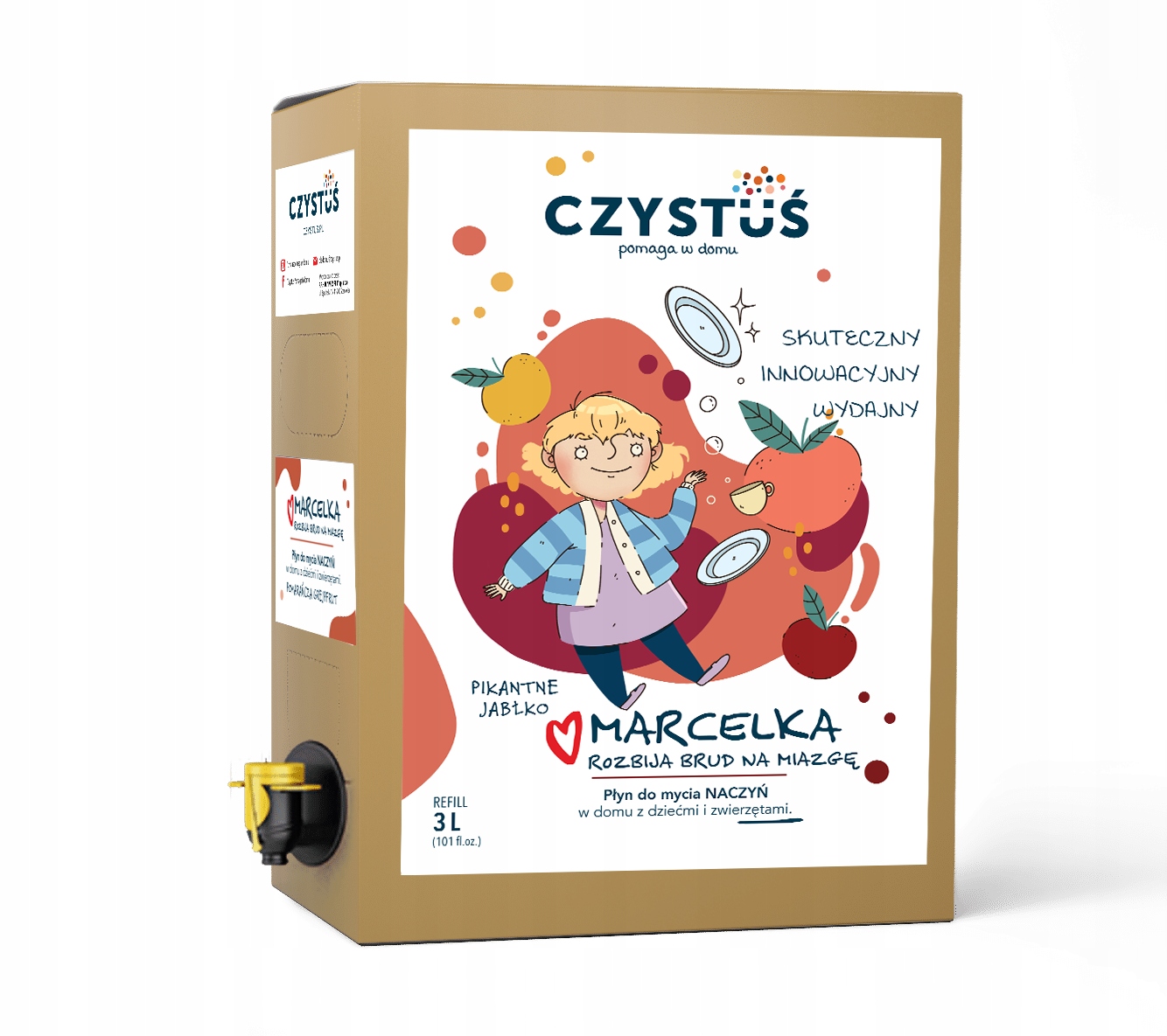 Levně Pikantní Mycí Prostředek Na Nádobí Jablko 3 L