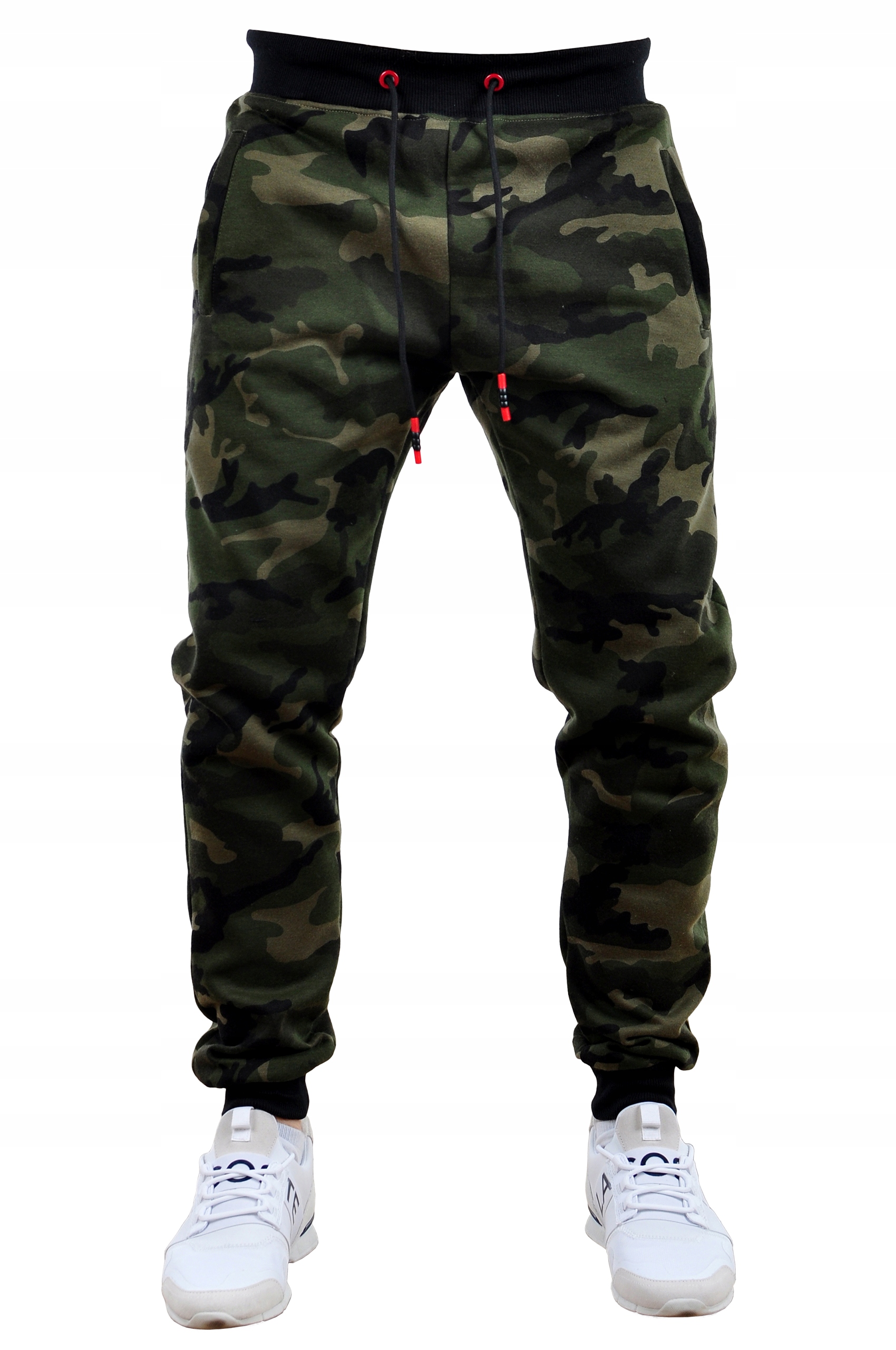 KZ15 r. XXL MĘSKIE SPODNIE DRESOWE JOGGERY GŁADKIE Materiał dominujący bawełna