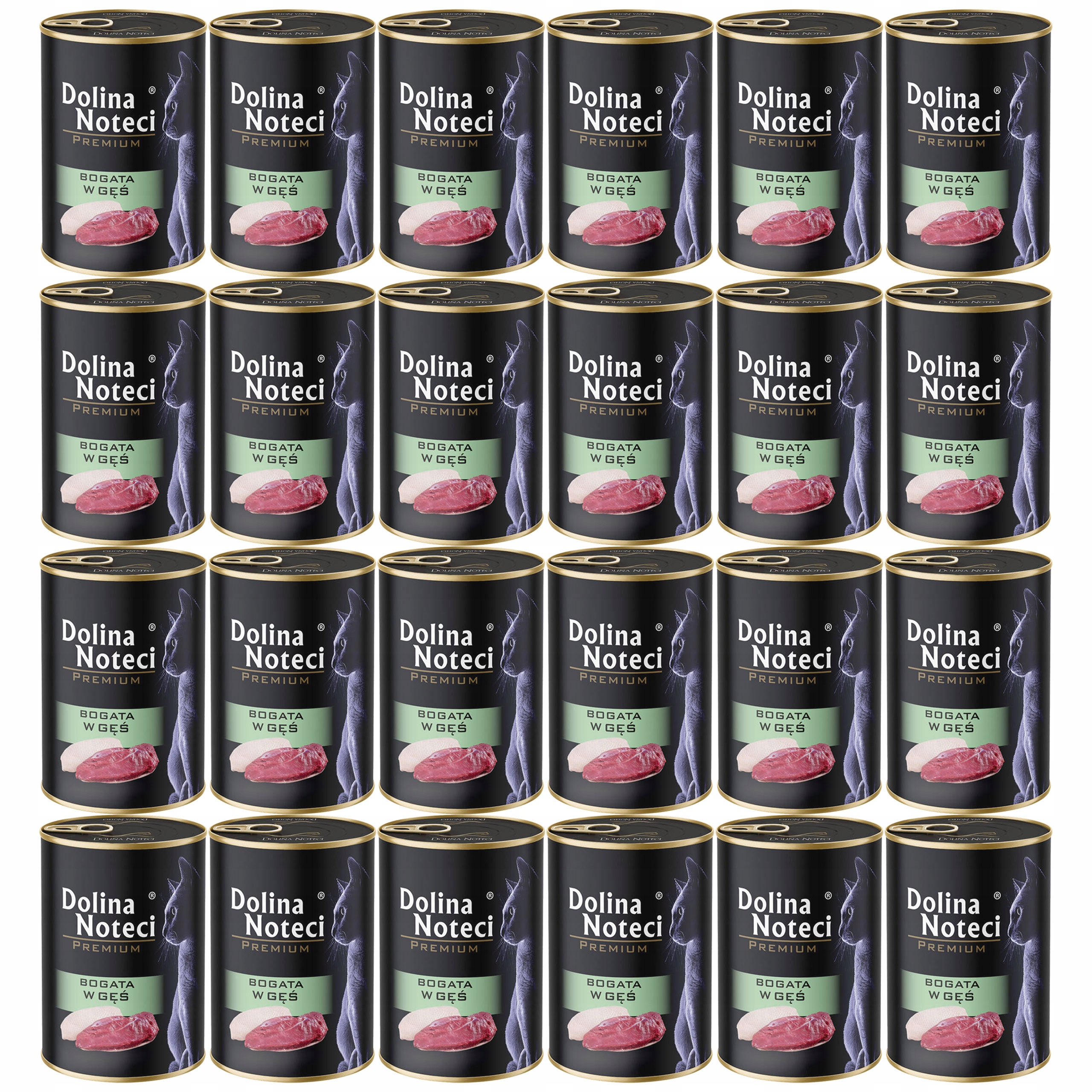 Levně Dolina Noteci Premium Mokré krmivo pro kočky Husa 24 x 400 g bez obilovin