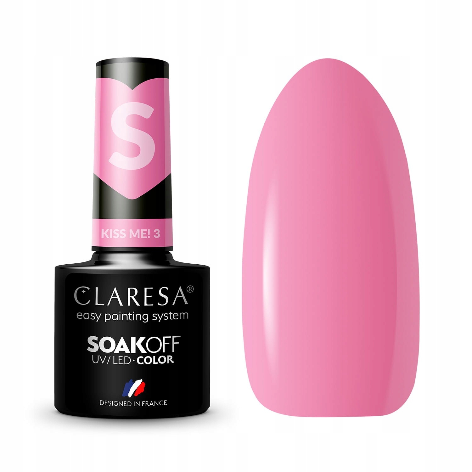 

Claresa Lakier hybrydowy Kiss me 3 5g