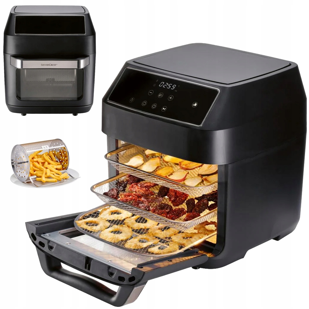 Frytkownica beztłuszczowa SilverCrest SHF1800 9w1 1800W Piekarnik AirFryer
