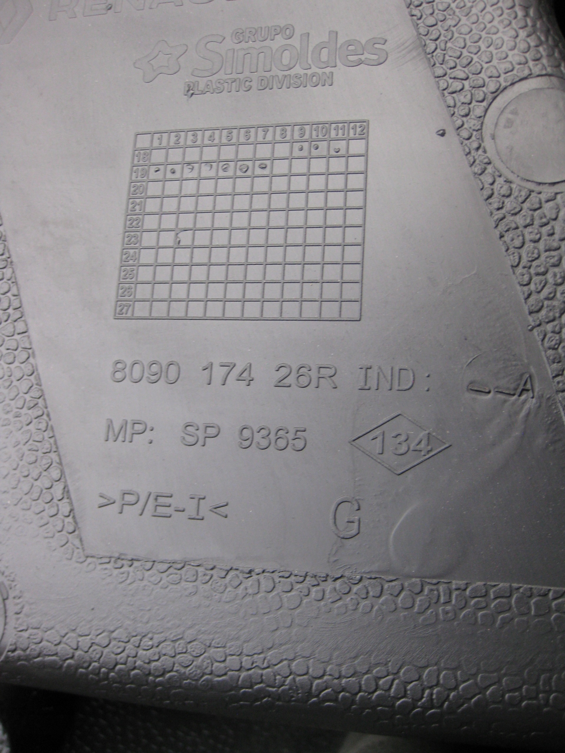 RENAULT MASTER III LIFT upholstery side door left 809017426R