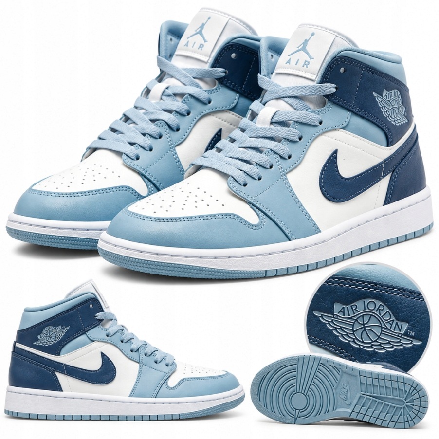 Sportovní boty Tenisky Nike Air Jordan 1 Mid Diffused Blue BQ6472-140 42,5