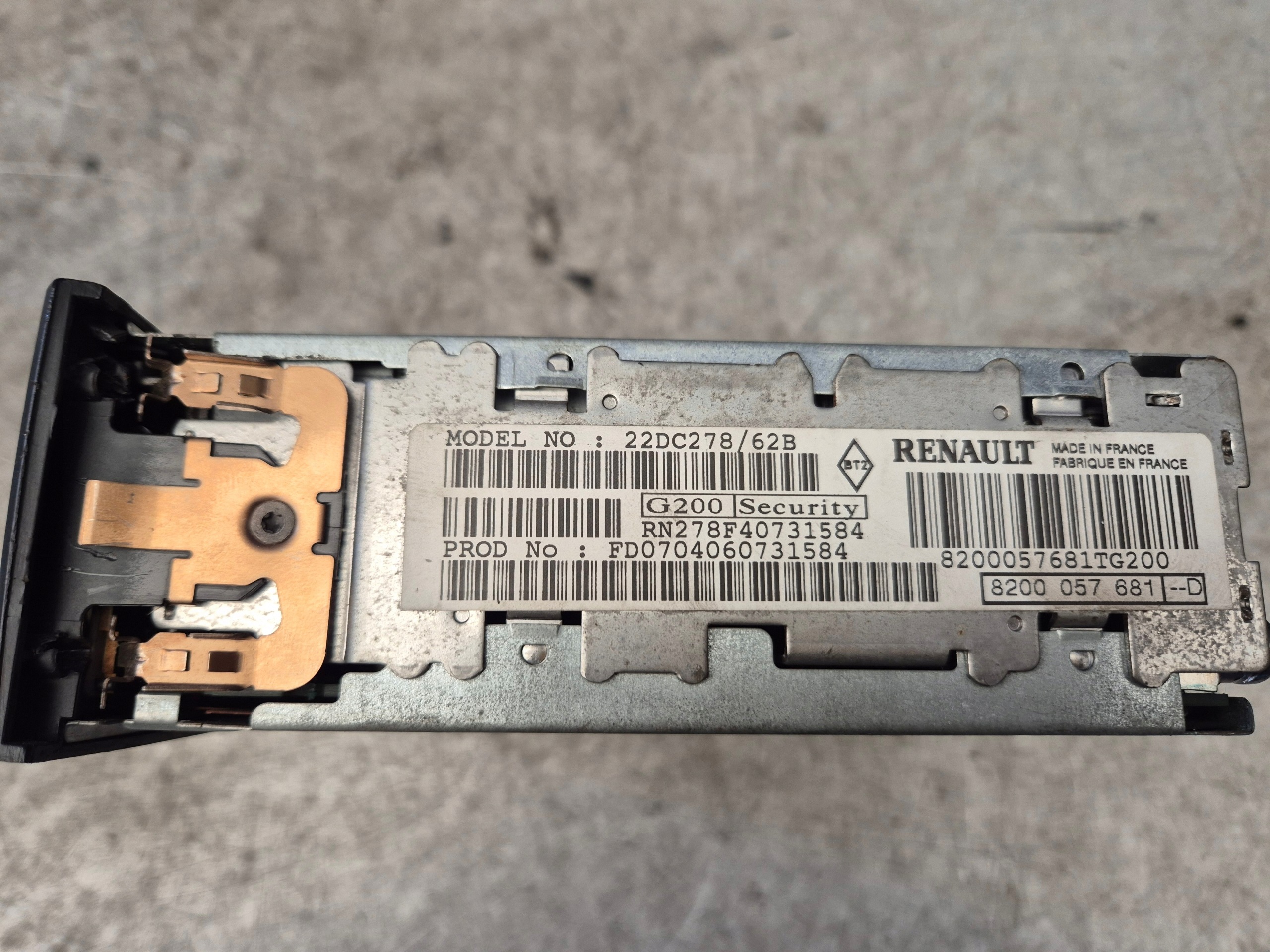 Renault Scenic a radio