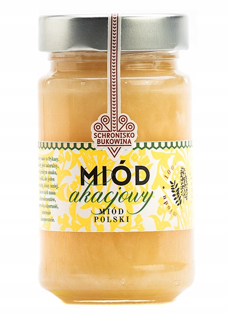 2x Akátový med 240 ml Schronisko Bukowina
