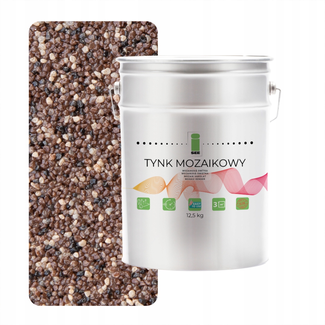 Mozaiková pryskyřičná omítka Marmolit Hnědá M71 12,5 kg Mrazuvzdorná Premium