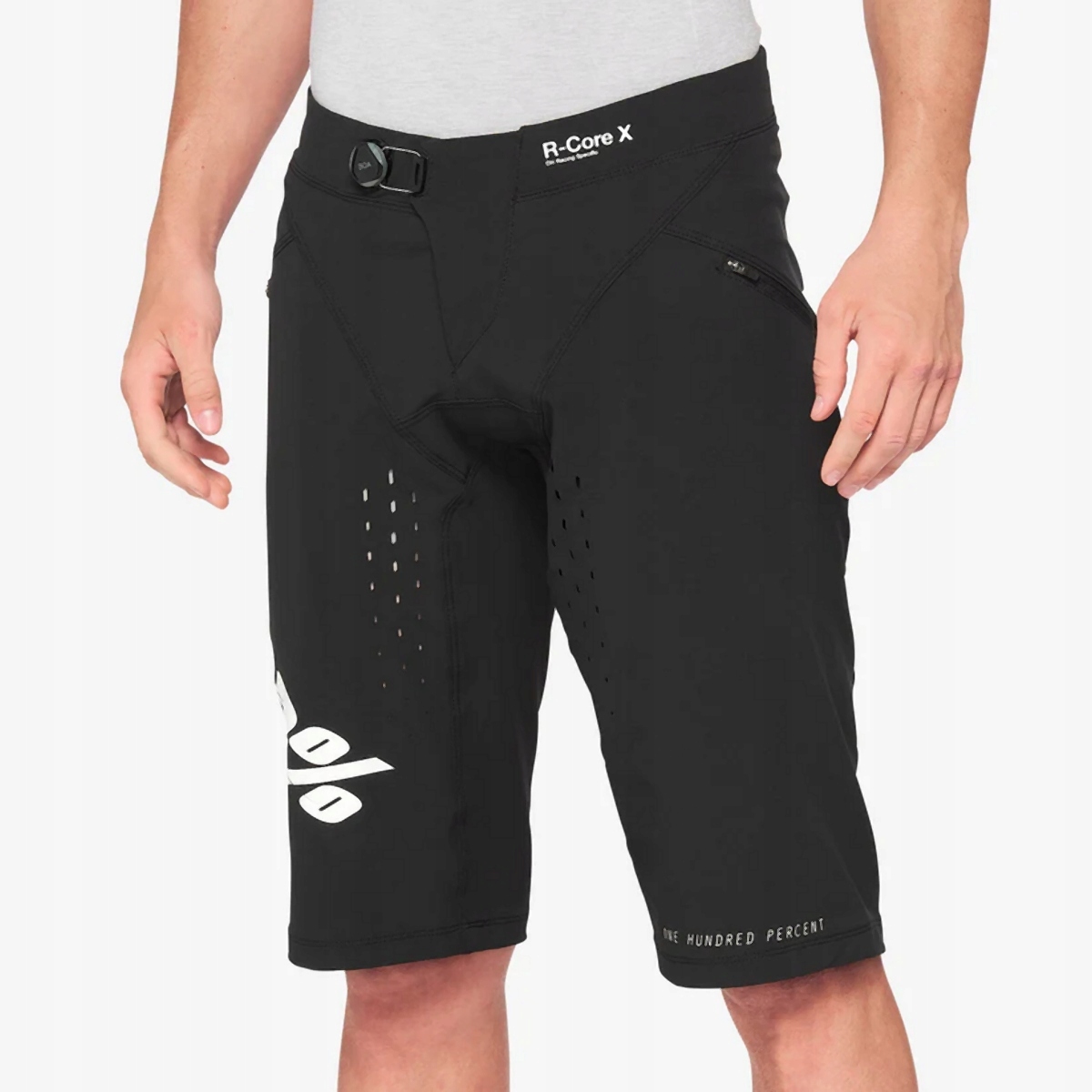 100 % Mtb Kraťasy na kolo Model R-Core X Le Black Barva Černá Vel