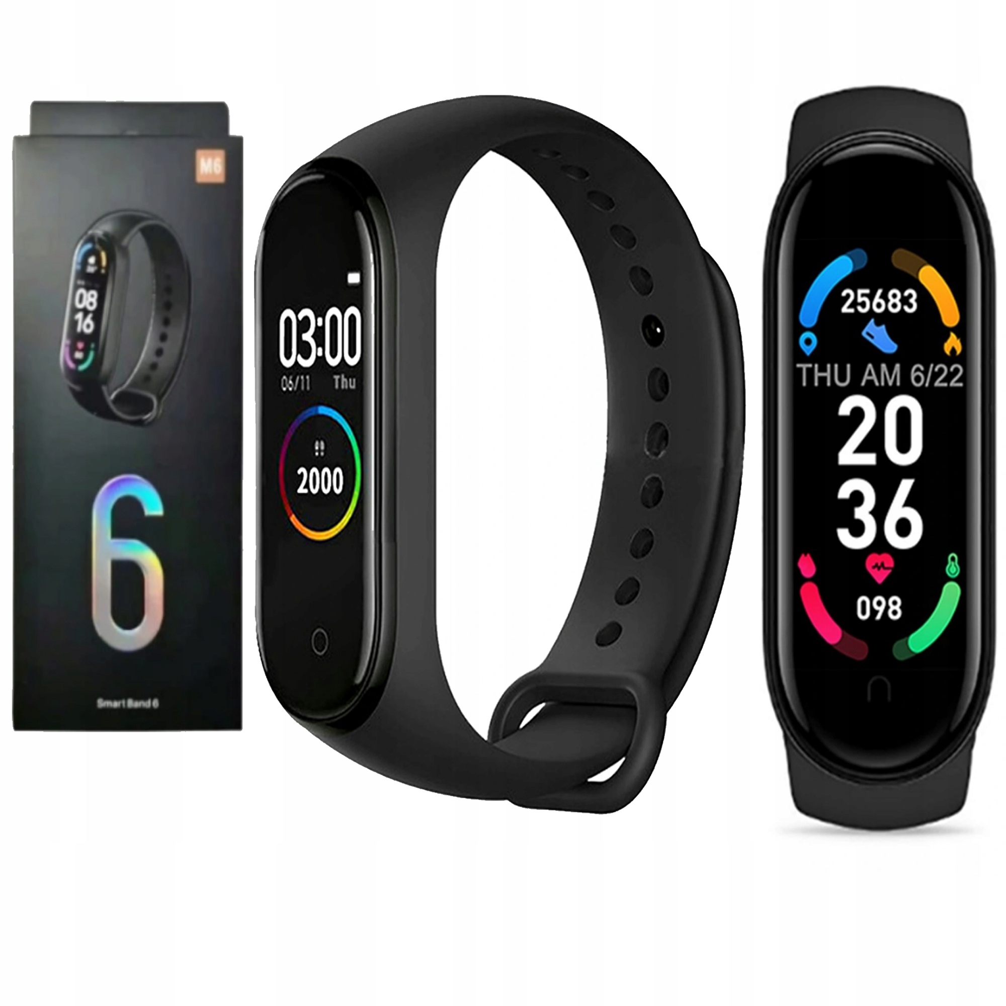 M6 Smartband Sport Karpánt Okosóra Karóra
