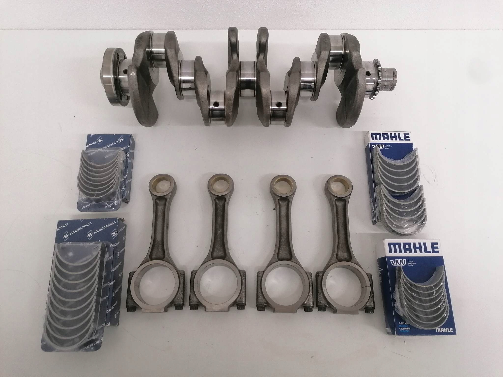 ZESTAW WAŁ KORBOWY 2.0TDI 038AA 038AB ORYGINAŁ