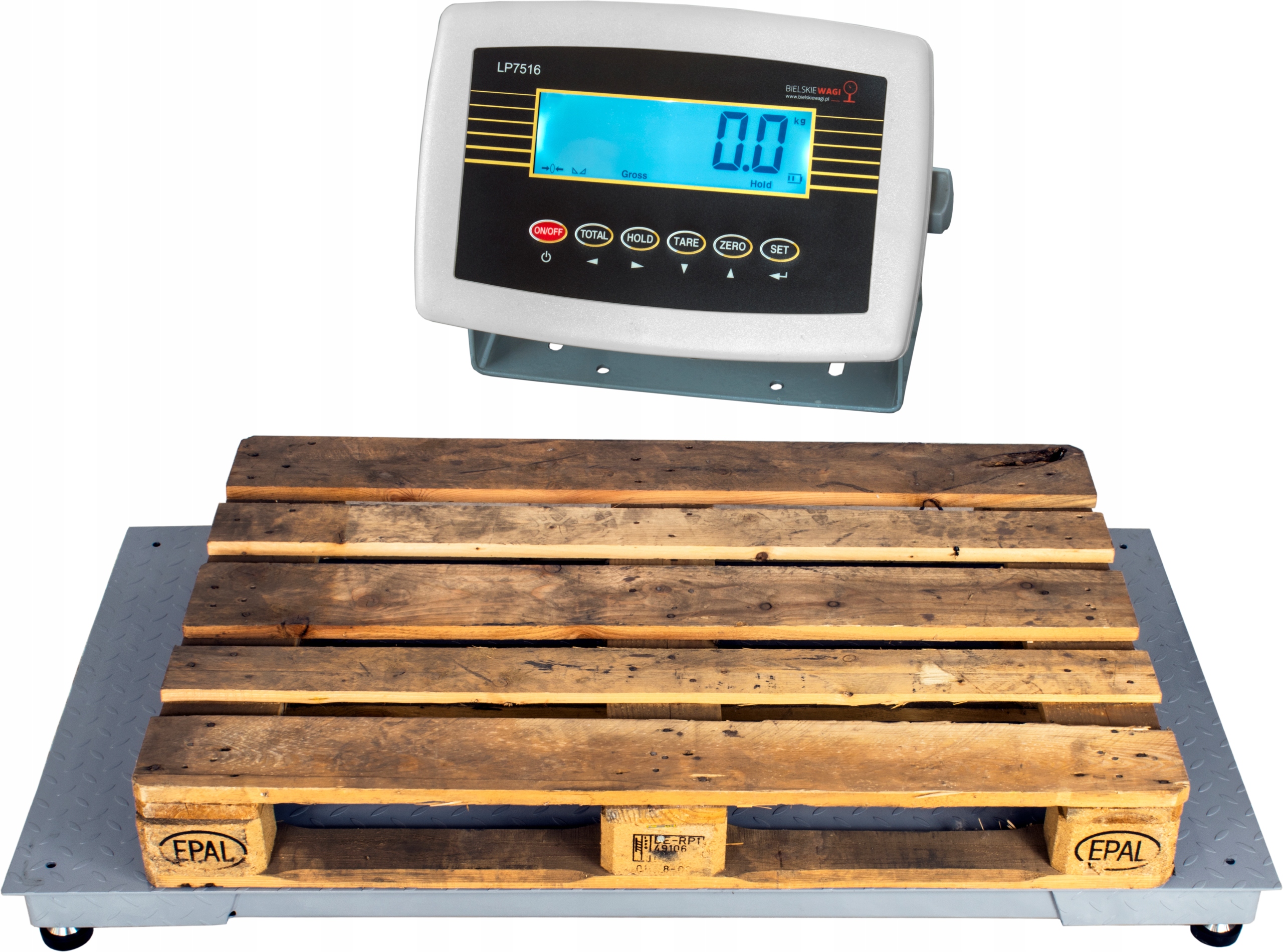 Váha Platforma Skladová Paletová 0,8x1,5m 5000KG Elektronická Pro Palety