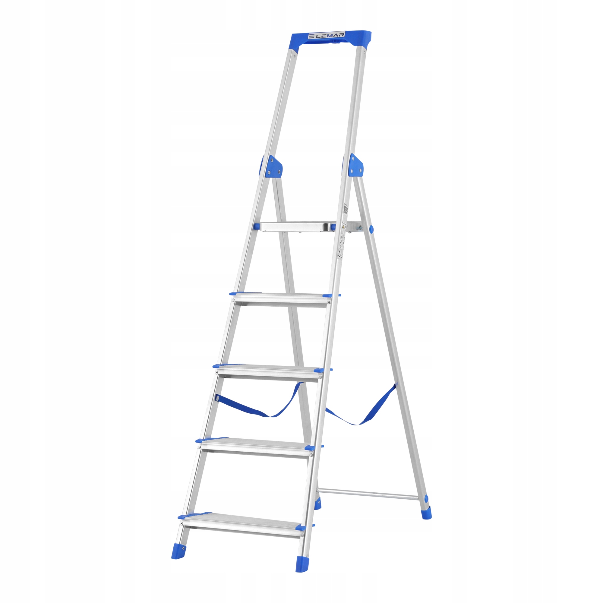 Žebřík 5stupňový hliníkový žebřík Wide Step Lemar 020205