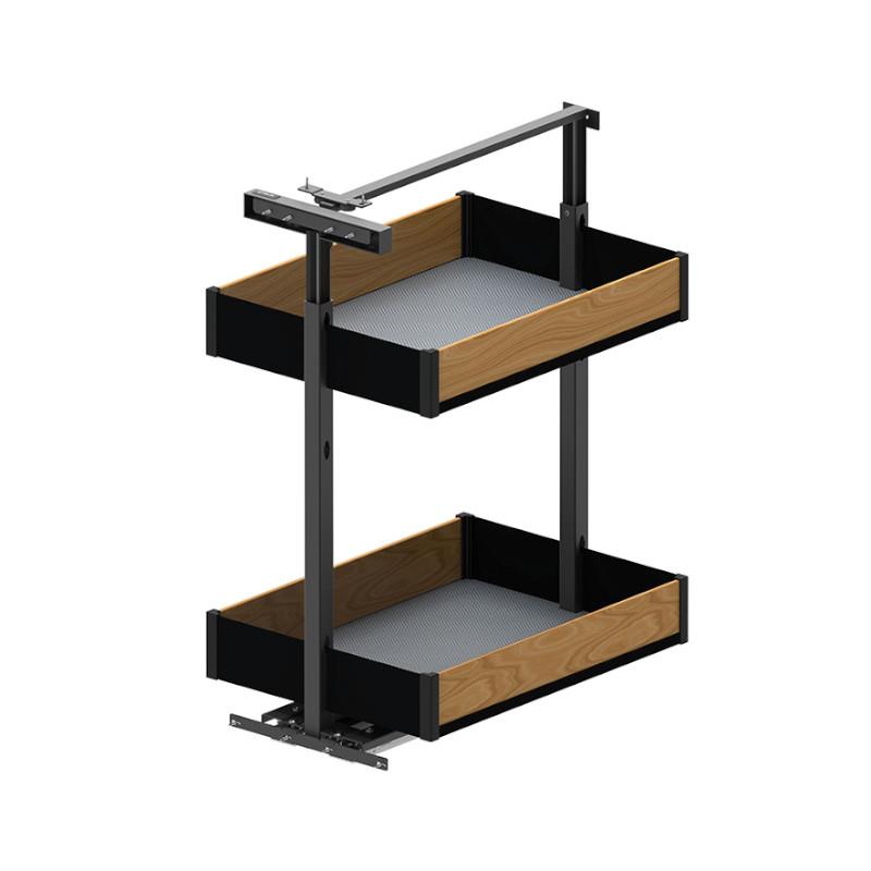Cargo mini dolne Rejs Puro 40cm Czarny/dąb