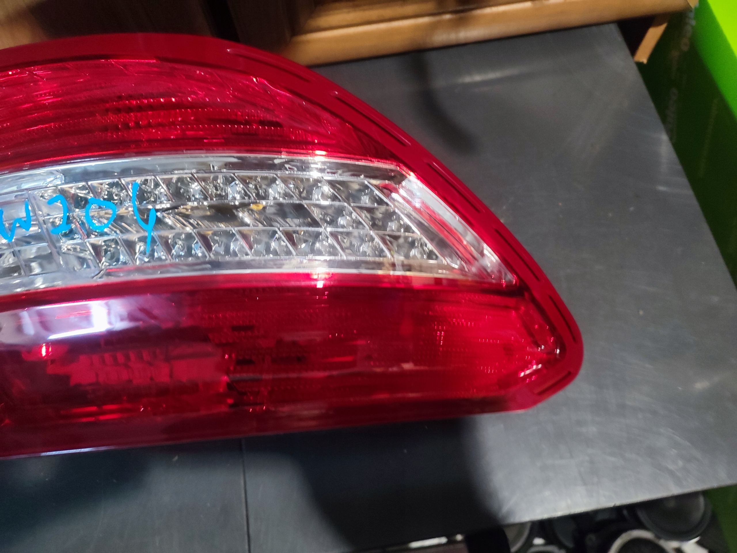 light left rear part left rear Mercedes W204 sedan LED