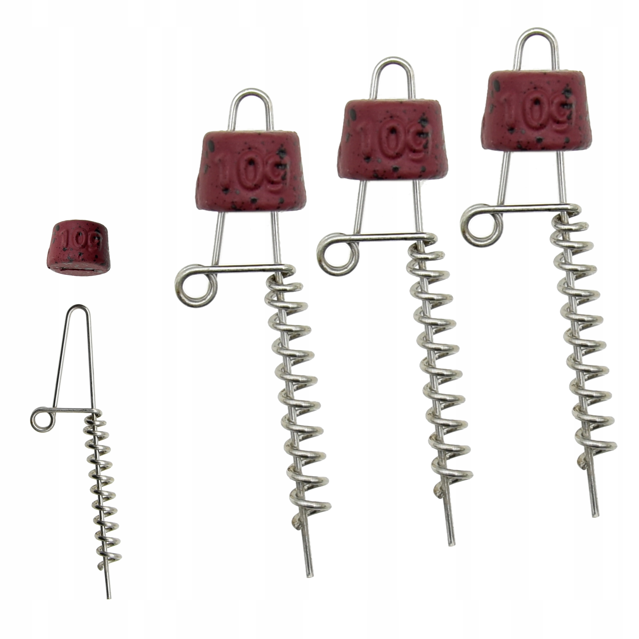 Wkrętki wędkarskie Quick Change 10 g 6 cm do przynęt gumowych spinning