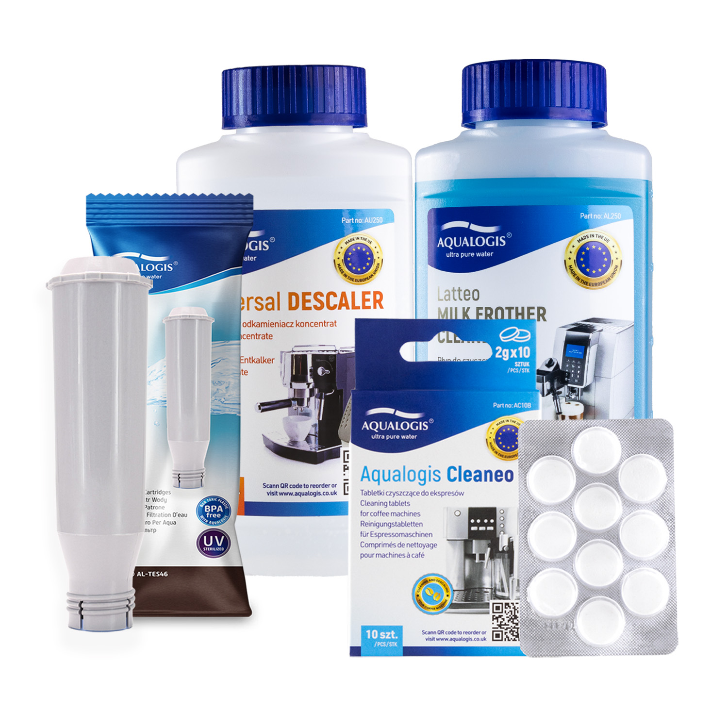 Filtr Do Ekspresu Krups AL-TES46 Odkamieniacz 250ml Płyn Tabletki