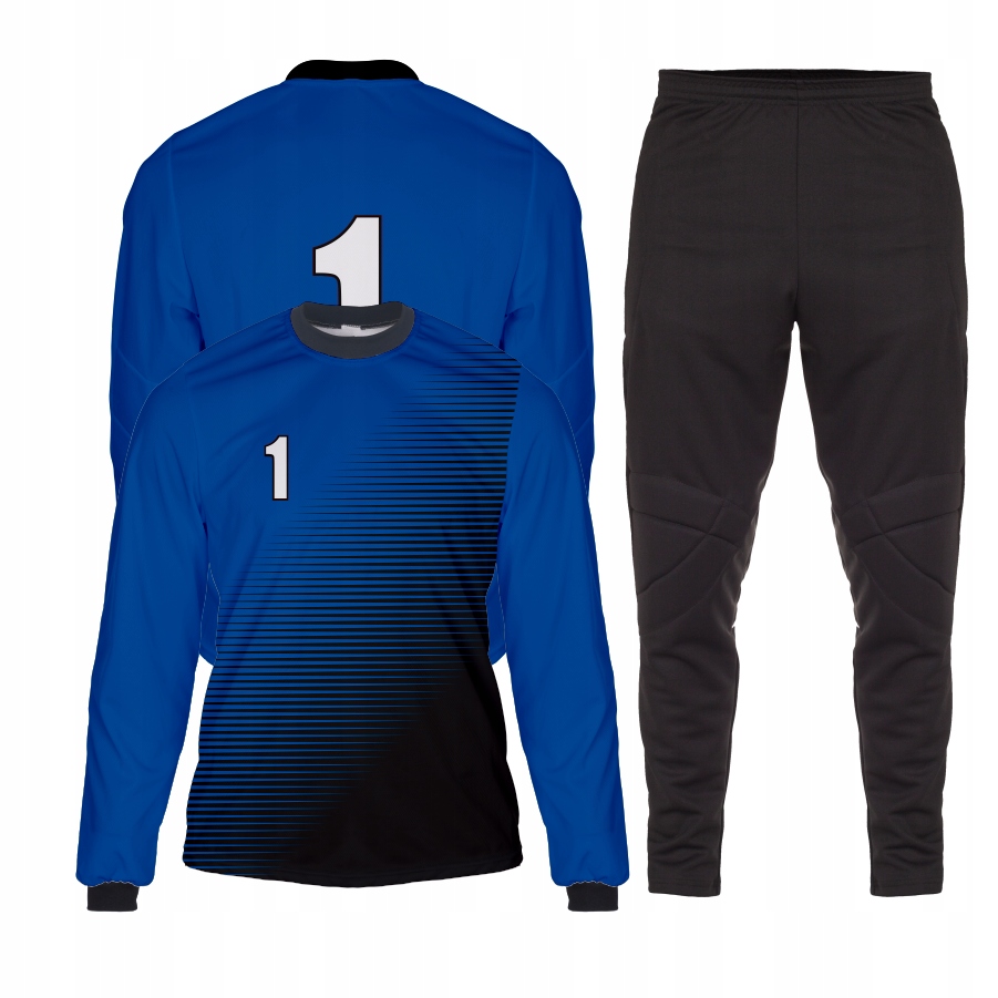 Brankářská Souprava mikina s dlouhými kalhotami Č. 1 Chrpa vel. L-170