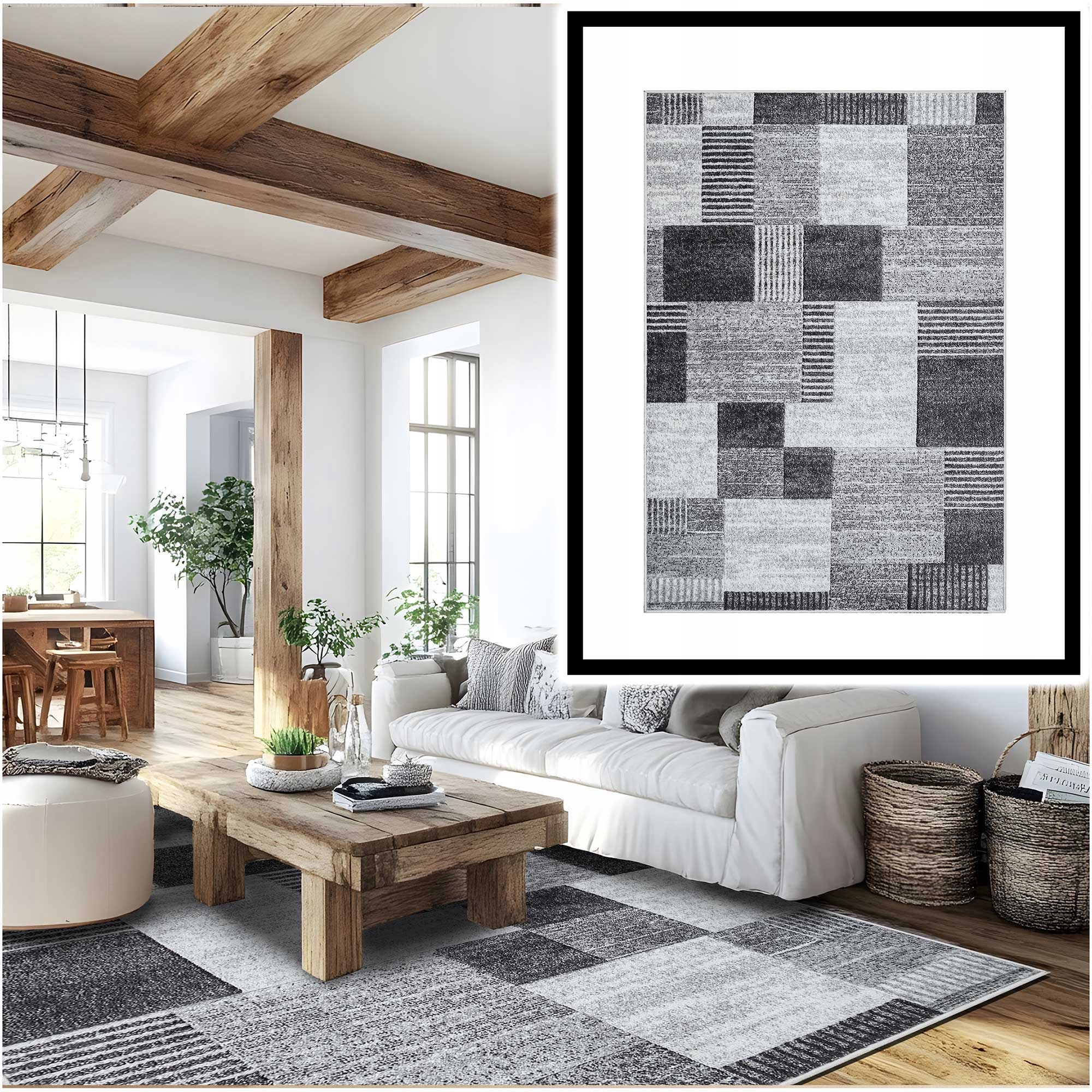 Tlustý Koberec Romantic Krátké Štětiny Koberec Do Obývacího Pokoje Do Předsíně 120x170