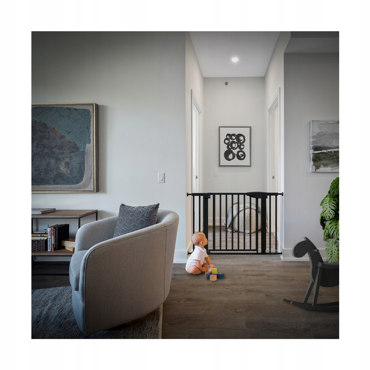 BARIERKA ROZPOROWA NA SCHODY DRZWI OCHRONA Mark Adler ROZSZERZENIA CZARNA Marka inna marka