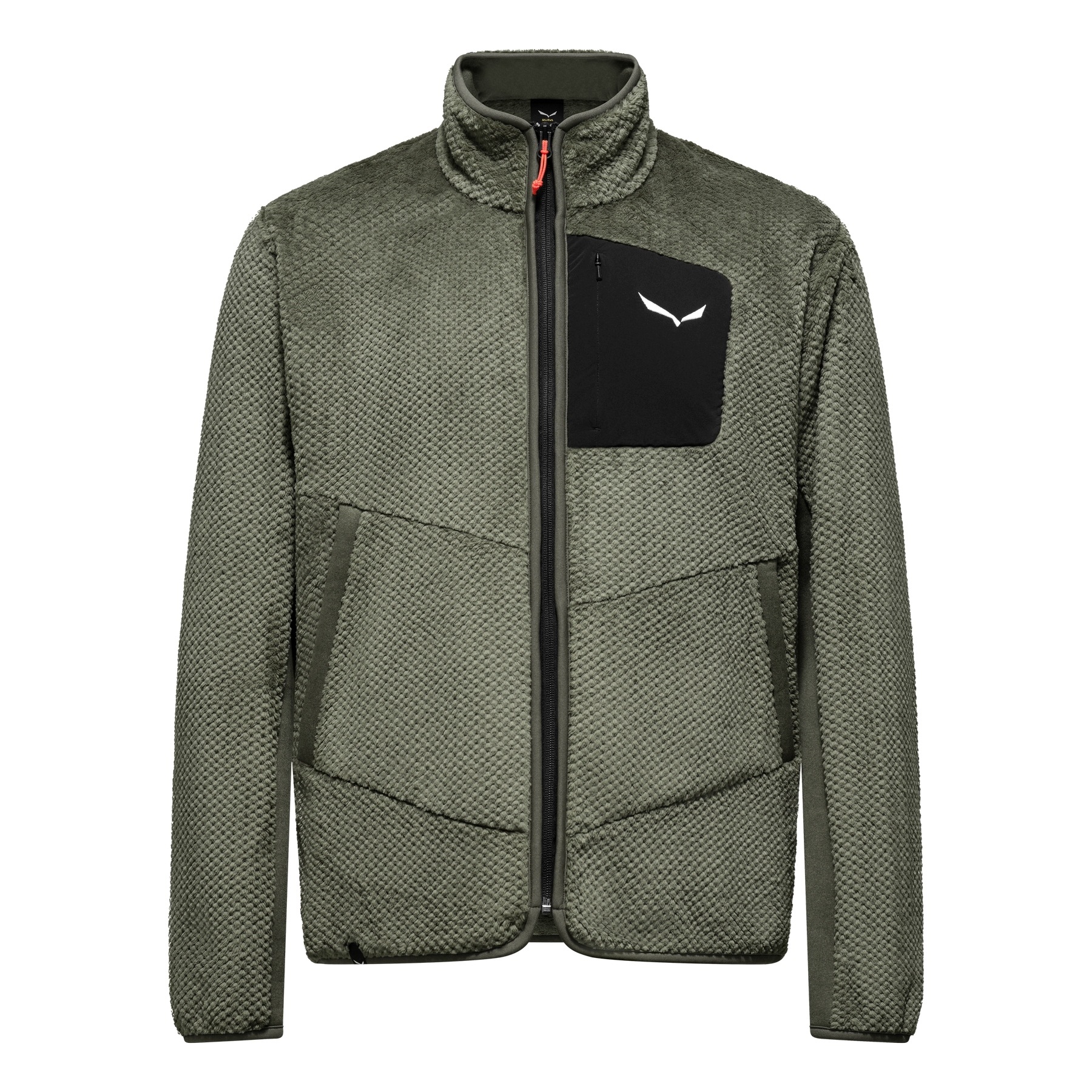 Fleecová Mikina pánský Salewa Puez Warm Fz zelený 00-0000029430_5A50 r M